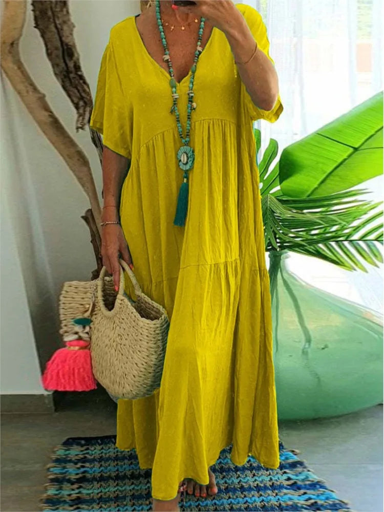 MARION | Flattering V-Neck Dress