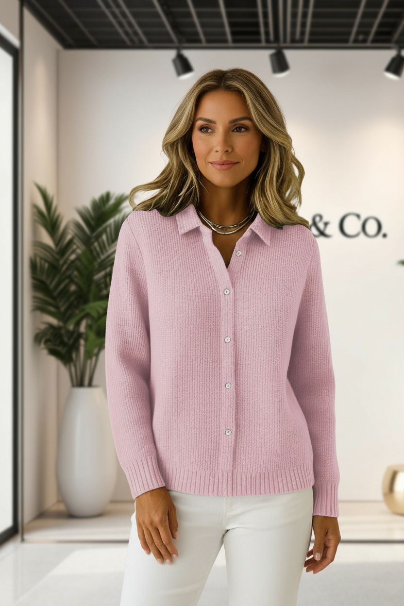 Classic Knit Button Cardigan