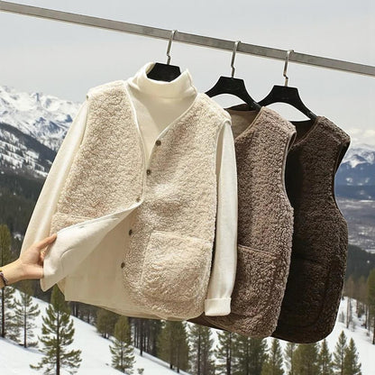 Cozy Elegance Teddy Fleece Bodywarmer