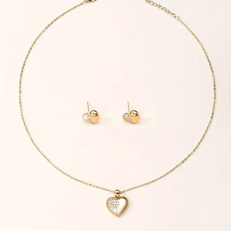 All Cancer Awareness Heart Pendant Set | Get 1+1 Free!