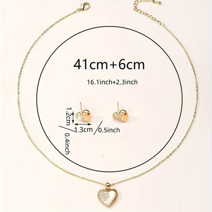 All Cancer Awareness Heart Pendant Set | Get 1+1 Free!