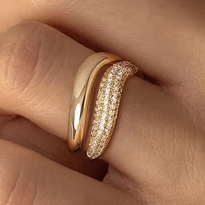 Premium Hope Ribbon Ring – Breast Cancer Awareness (1+1 Free)