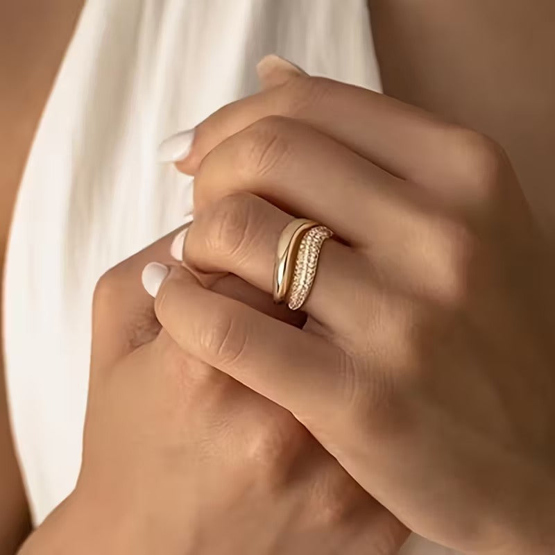 Premium Hope Ribbon Ring – Breast Cancer Awareness (1+1 Free)