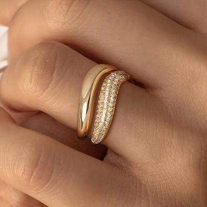 Premium Hope Ribbon Ring – Breast Cancer Awareness (1+1 Free)