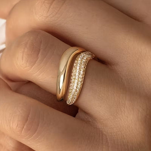 Premium Hope Ribbon Ring – Breast Cancer Awareness (1+1 Free)
