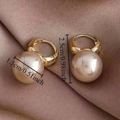 Breast Cancer Awareness | Classic Pearl Earrings  | 1+1 Free Today
