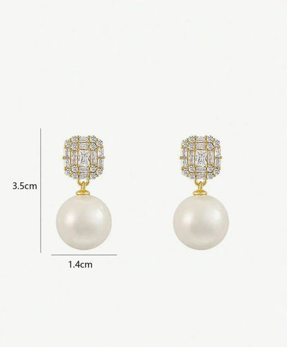 Breast Cancer Awareness | Luxe Pearl Earrings
