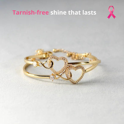 Breast Cancer Love Bracelet | 1+1 Free Today