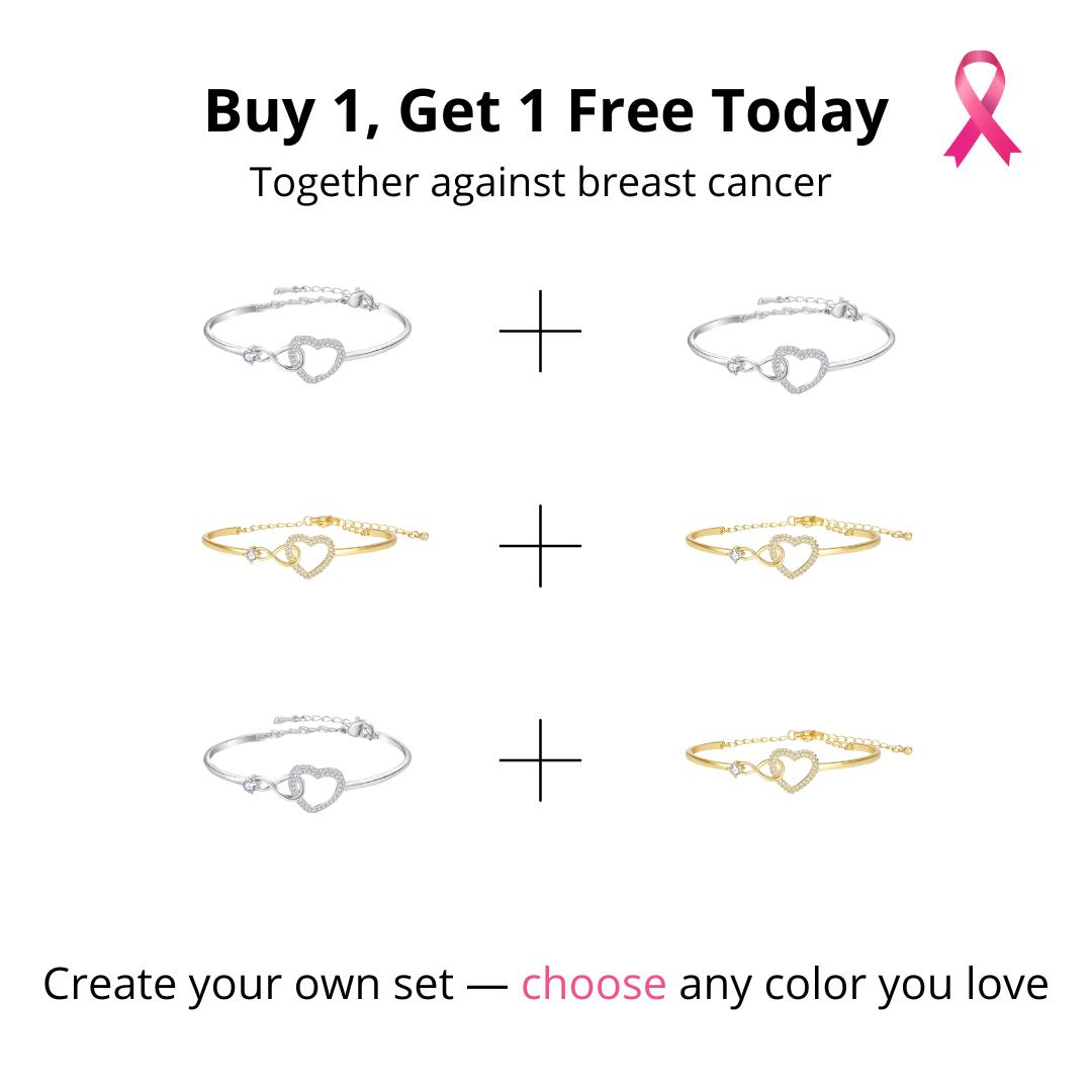 Breast Cancer Love Bracelet | 1+1 Free Today