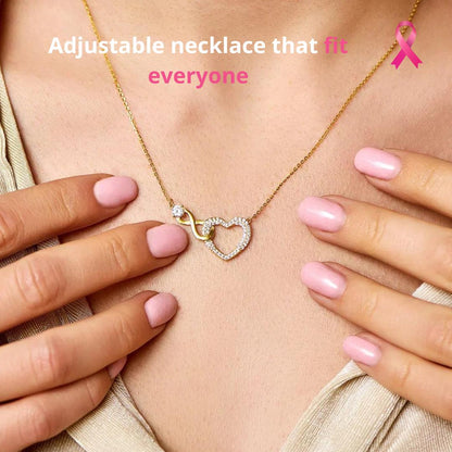 Breast Cancer Awareness Necklace | 1+1 Free Today
