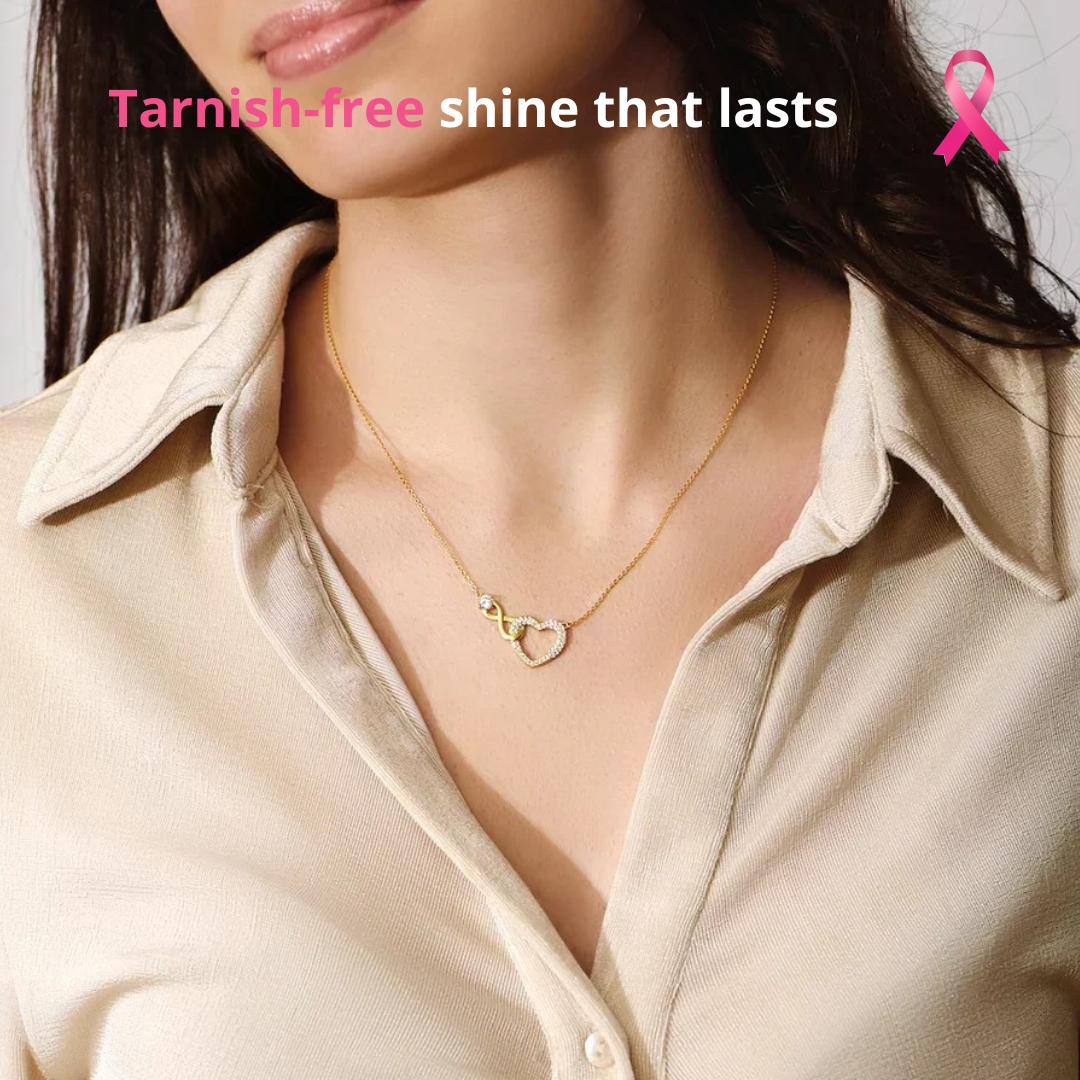 Breast Cancer Awareness Necklace | 1+1 Free Today