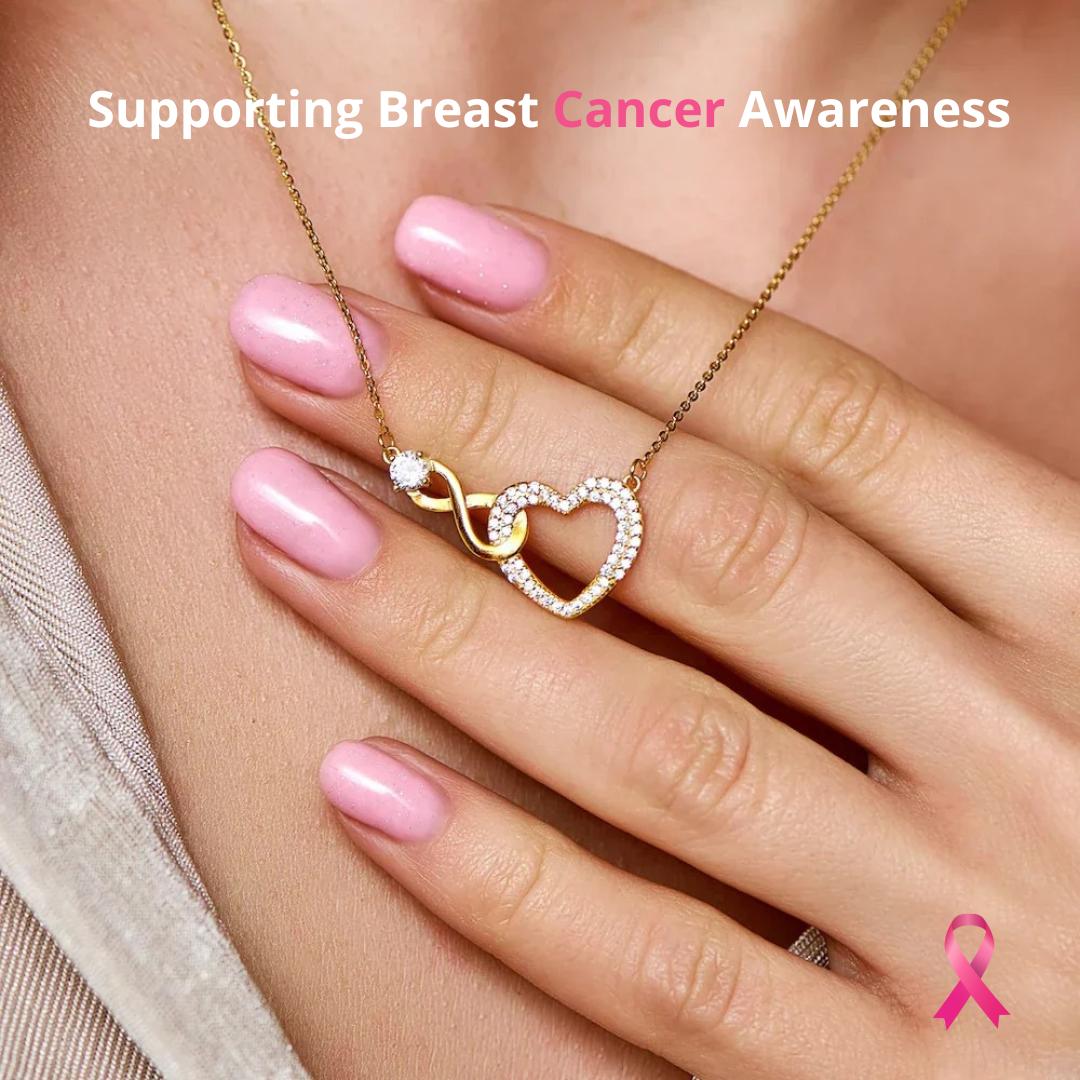 Breast Cancer Awareness Necklace | 1+1 Free Today