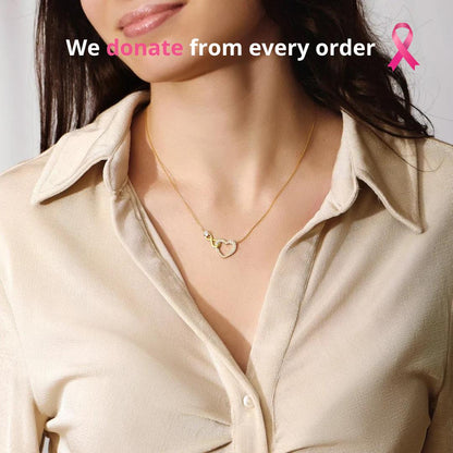 Breast Cancer Awareness Necklace | 1+1 Free Today