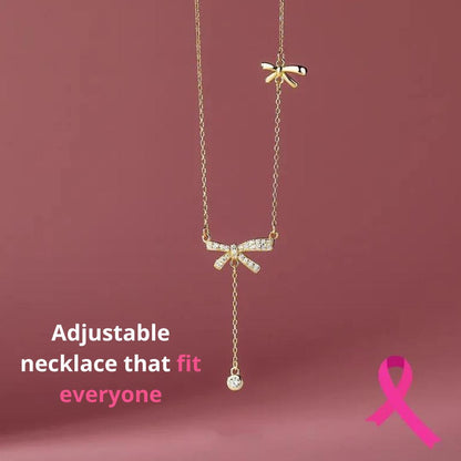 Breast Cancer Awareness Necklace | 1+1 Free Today