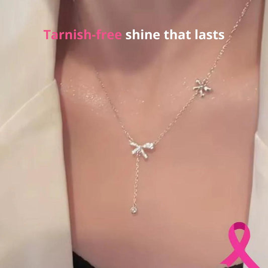 Breast Cancer Awareness Necklace | 1+1 Free Today