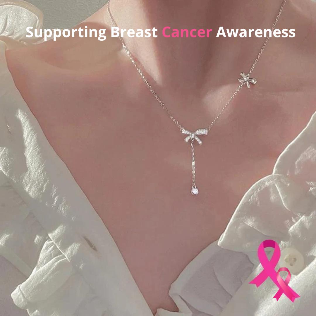 Breast Cancer Awareness Necklace | 1+1 Free Today