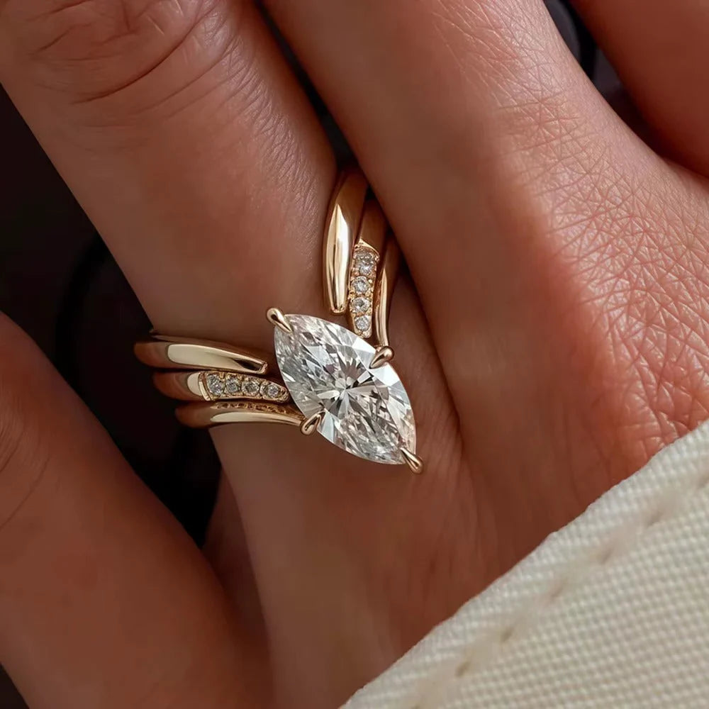 Breast Cancer Awareness | Elegant Drop Ring