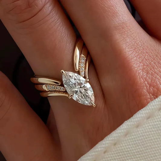 Breast Cancer Awareness | Elegant Drop Ring
