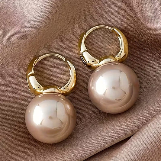 Breast Cancer Awareness | Classic Pearl Earrings  | 1+1 Free Today