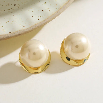 Breast Cancer Awareness | Fresh Water Pearl Earrings Classic | 1+1 Free Today