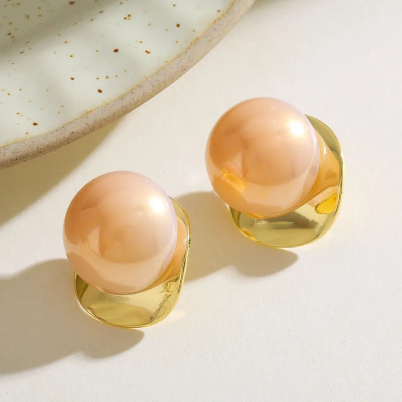 Breast Cancer Awareness | Fresh Water Pearl Earrings Classic | 1+1 Free Today
