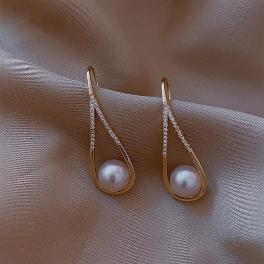 Breast Cancer Awareness | Hanging Sparkle Earrings