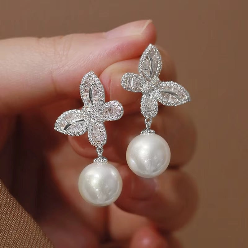 Breast Cancer Awareness | Butterfly of Luck Earrings  | 1+1 Free Today