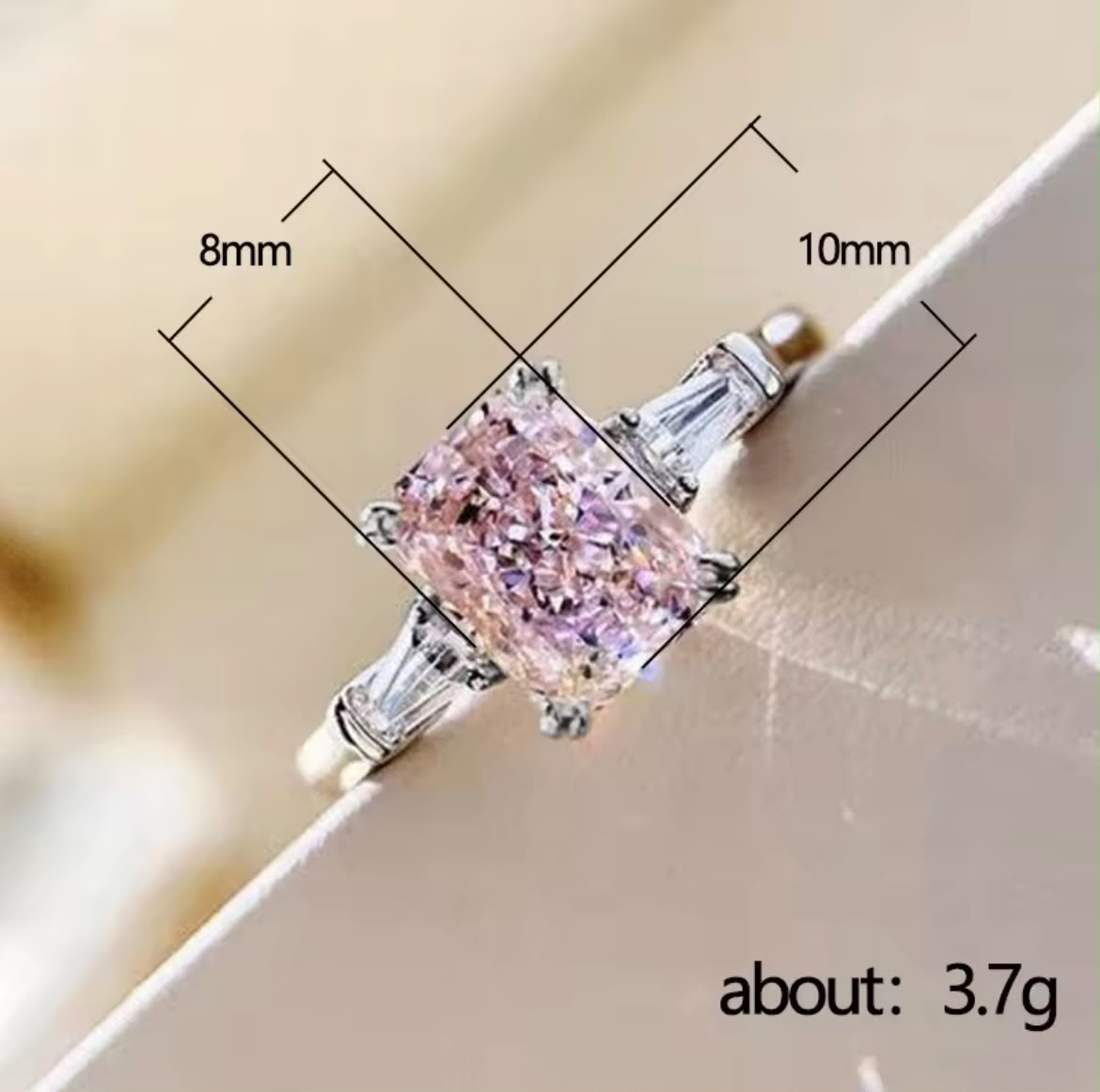 Classic Ribbon Pink Ring  | Breast Cancer Awareness