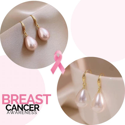 Breast Cancer Awareness | Hanging Pearl Drops