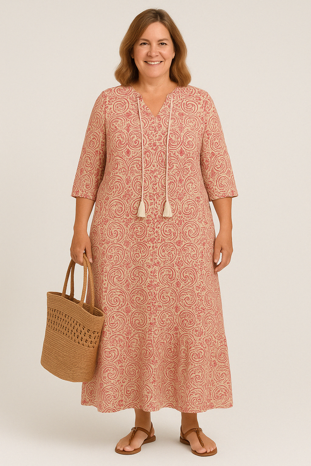 ALICE | Robe Bohème – Coupe Ventre Flatteuse