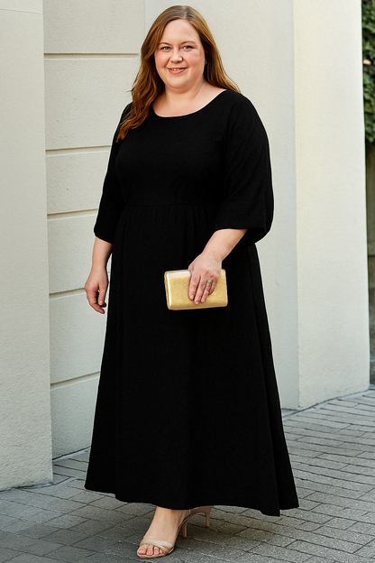 MANON | Retro Dress with Abstract Print and Flattering Fit
