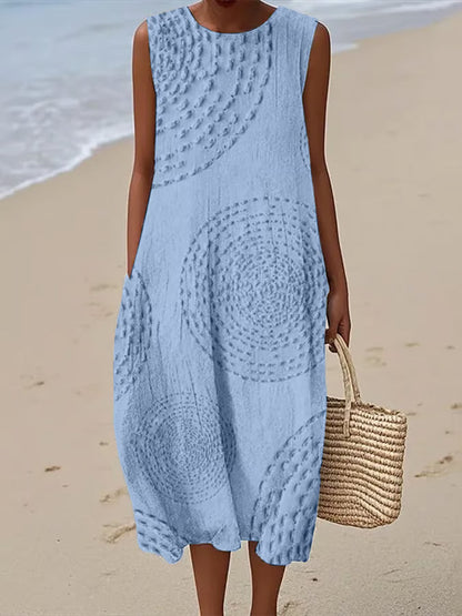 Miley | Stylish Textured Long Dress
