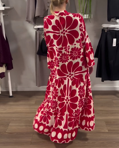 MARIELLE | Elegant Printed Maxi Dress