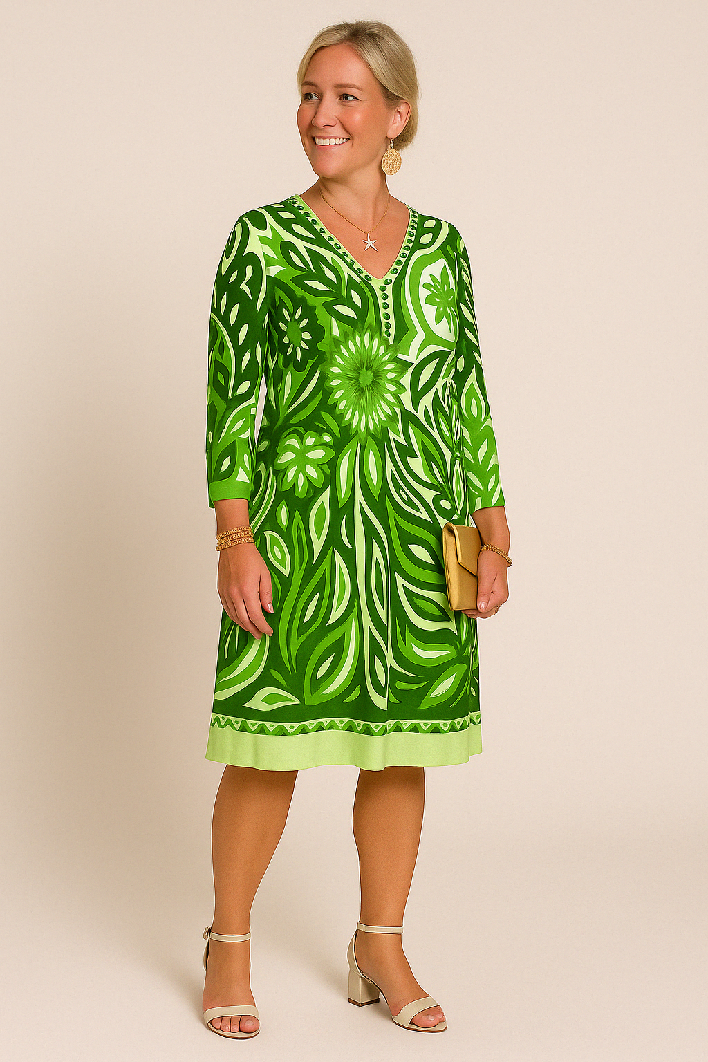LUCIE | Floral Dress with a Flattering Fit
