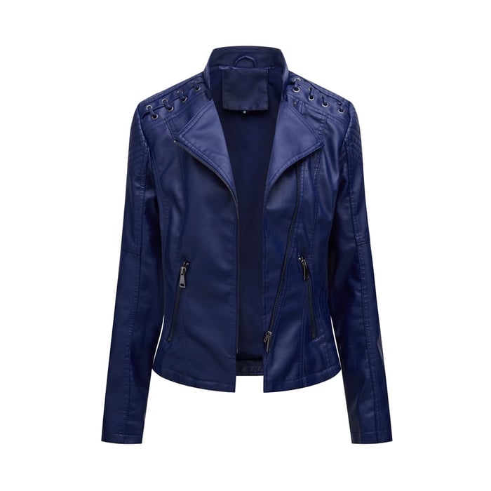 Lucie | Washed Leather Jacket