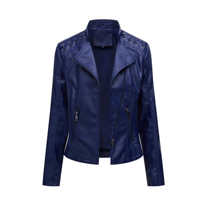 Lucie | Washed Leather Jacket