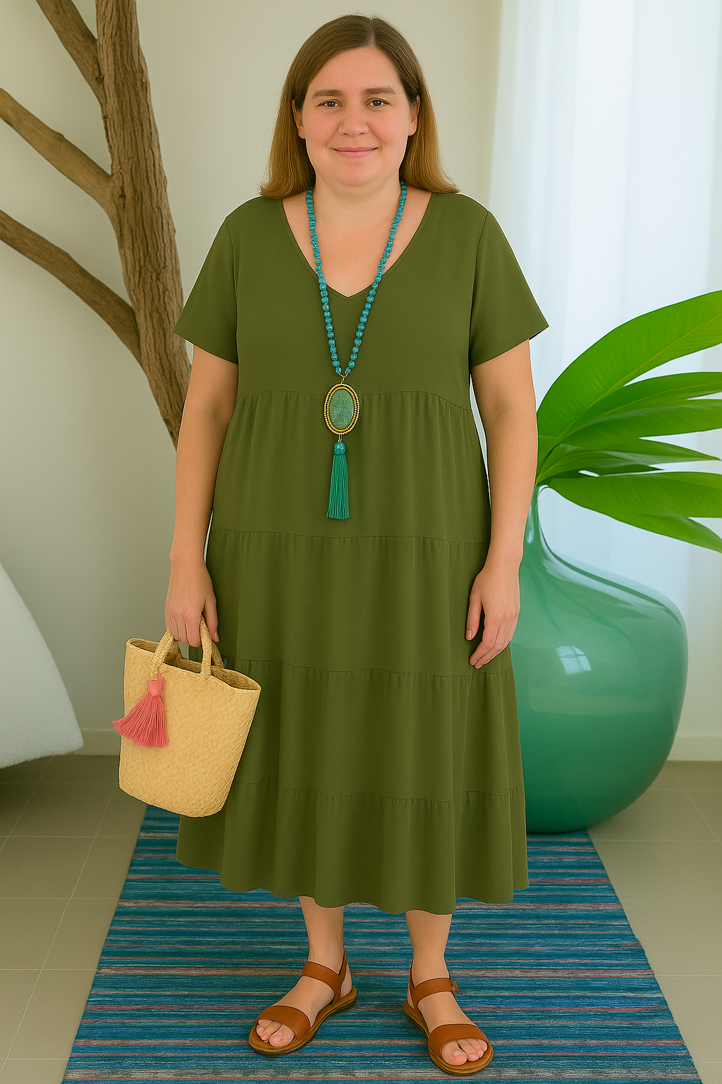 CAROLINE | Stomach-Flattering Dress