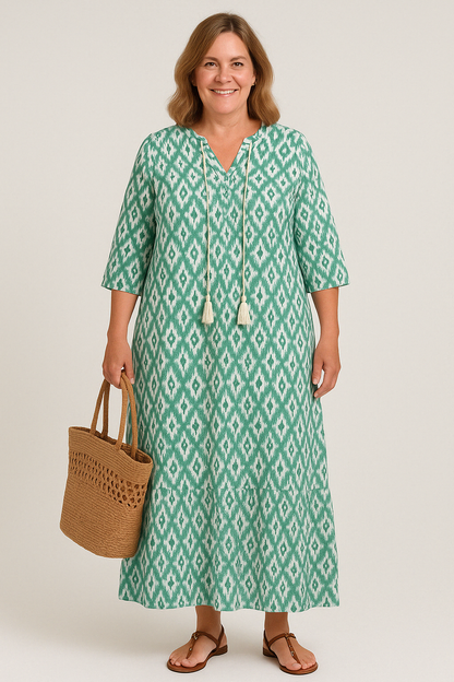 ALICE | Robe Bohème – Coupe Ventre Flatteuse