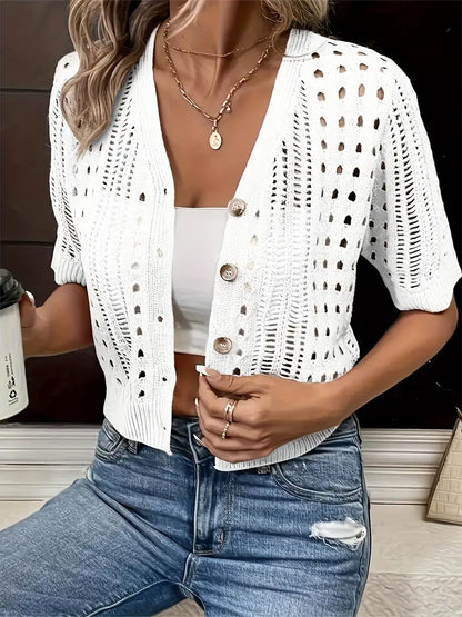 KRISTA | Cardigan with Button Front