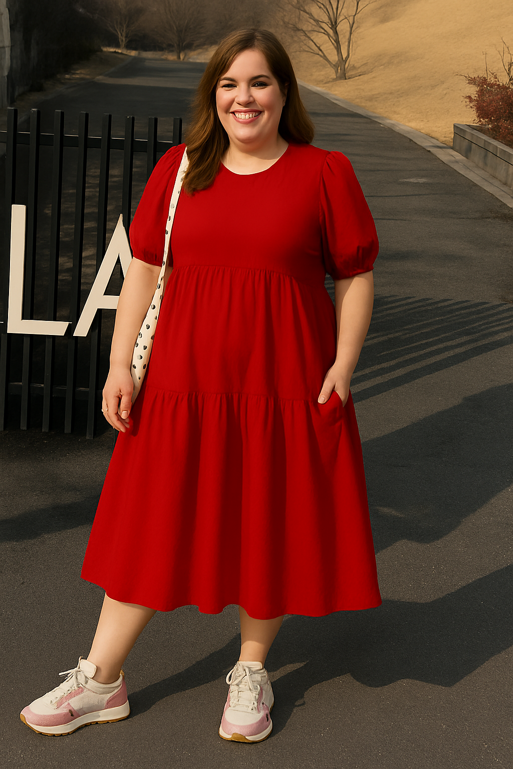 CHLOÉ | Flattering Round Neck Dress
