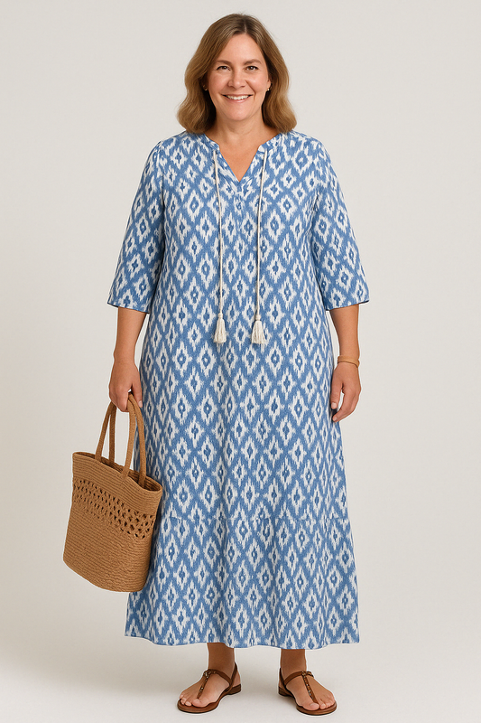 ALICE | Robe Bohème – Coupe Ventre Flatteuse