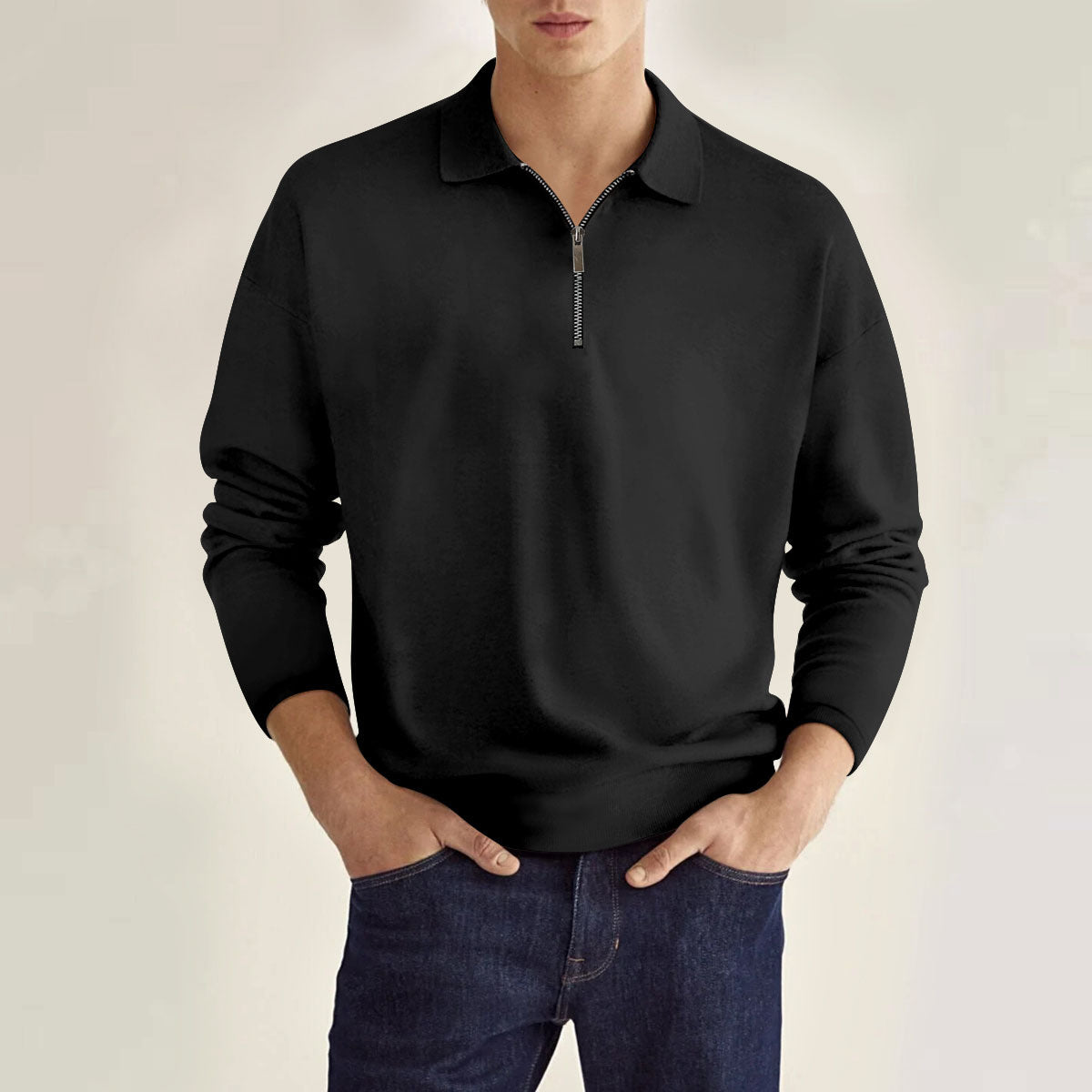 Logan | Smart Casual Zip Polo