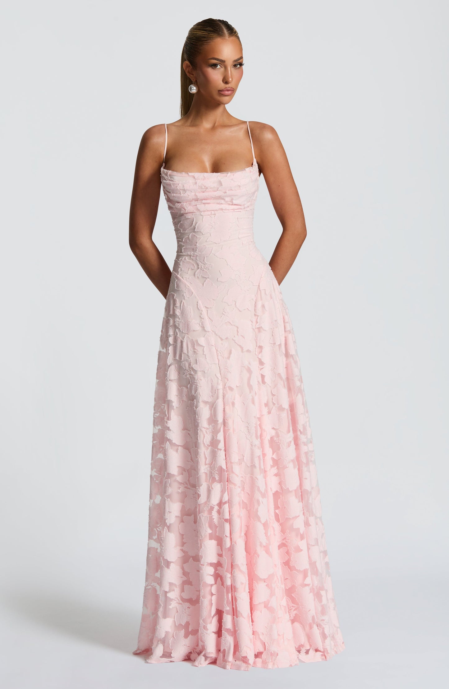 FRANCISA | Lace Corset Maxi Dress