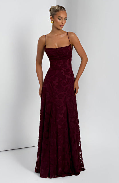 FRANCISA | Lace Corset Maxi Dress