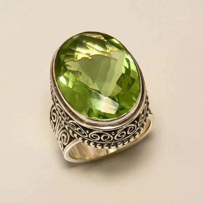 Olive Aura Ring