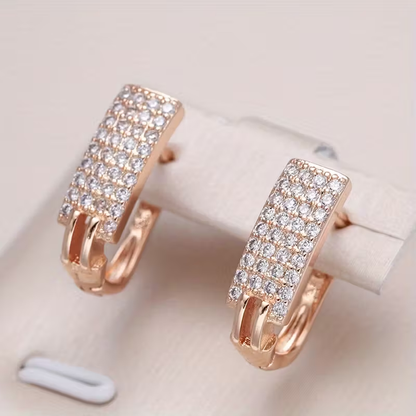 Elegant Bright Plated Earrings
