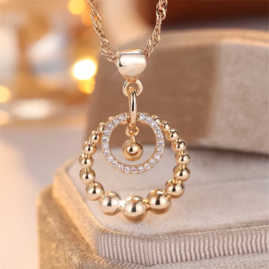 Elegant Hoop Bright Necklace