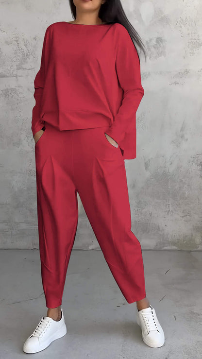 Julie | Long Sleeve Top & Pants Set