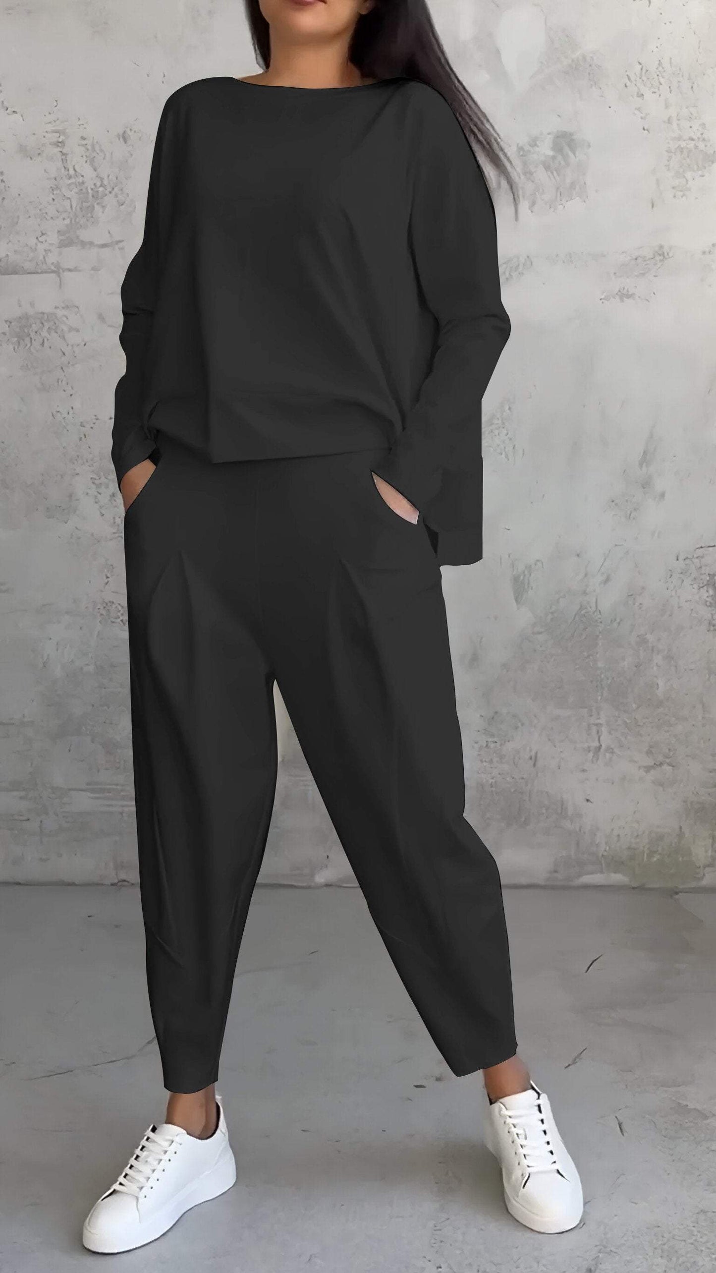 Julie | Long Sleeve Top & Pants Set