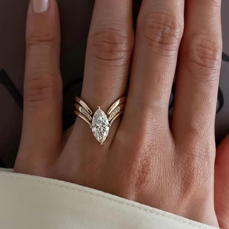 Breast Cancer Awareness | Elegant Drop Ring